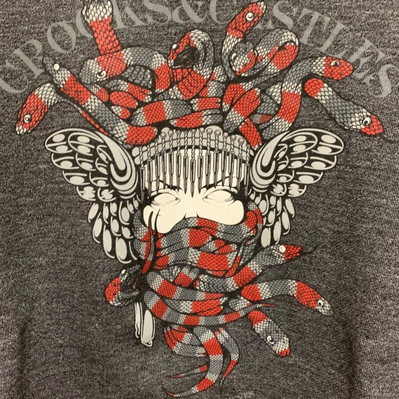 Crooks and Castles Snakes Medusa Crewneck Large - Picture 2 of 5